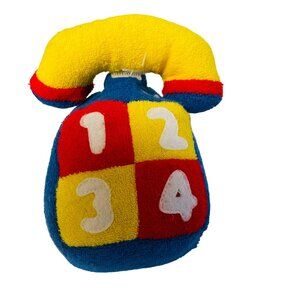 Vintage‎ Dakin Baby Plush Toy Telephone With Numbers